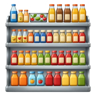 Grocery shelf automation sticker