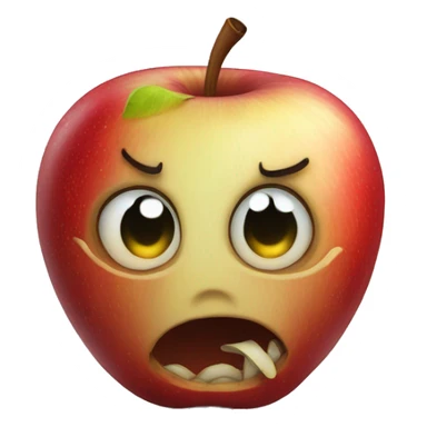 Rotten apple sticker
