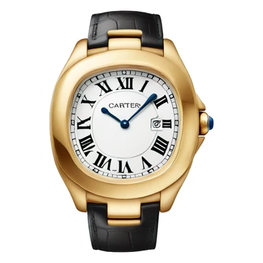 Cartier gold watch sticker
