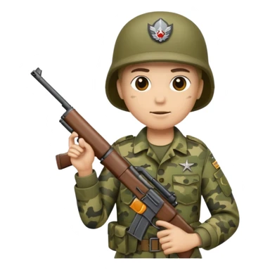 army military gun camo sticker