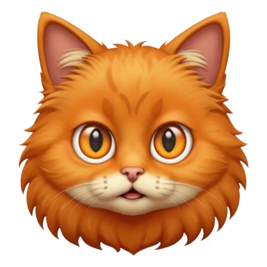scared cat sticker