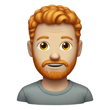 Ginger man with a black eye  sticker