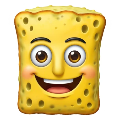 bob esponja siendo curs sticker