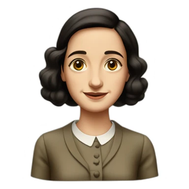 Anne frank sticker