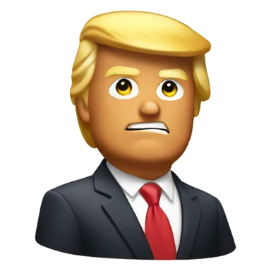Donald trump tomando whisky sticker