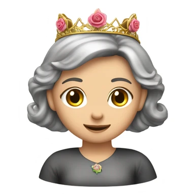 rosa Göttin einem Schleier über ihren Körper mit einem diadem auf dem kopf mit goldenen haaren lächelnd mit 2 Katzen an ihrer seite sticker