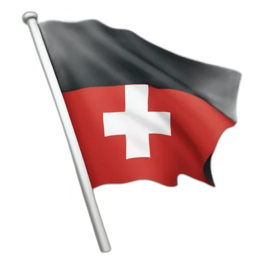 Canton fribourg (Switzerland) flag sticker