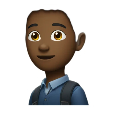 a schoolboy in the night sticker