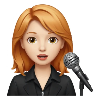 singer strawberry  sticker