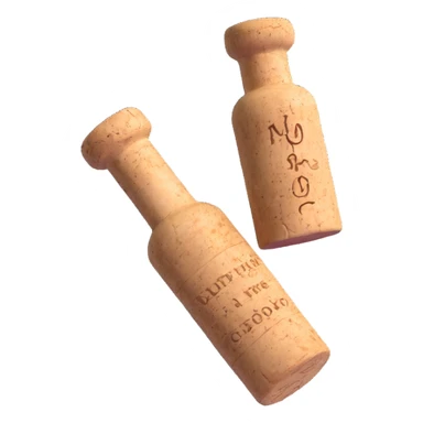 wine cork sticker