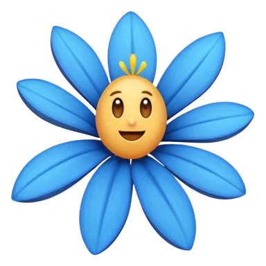 quero essa flor 🌸 sendo azul sticker