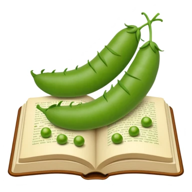 Book a teenie with some peas sticker