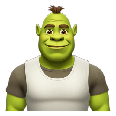 Shrek chez le coiffeur sticker