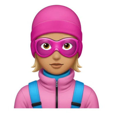 Bank robber in pink  sticker