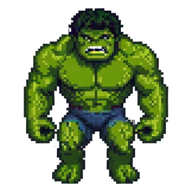super hero Hulk sticker