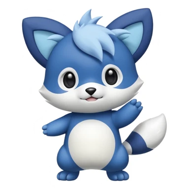 Oshawott-Meowstic-fusion sticker