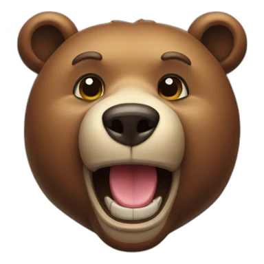 Bear bribing sticker