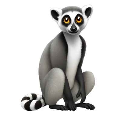 lemur full body sticker