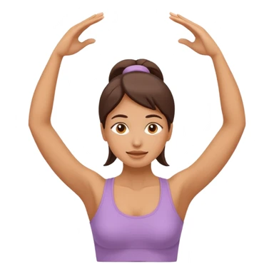 Minimal wellness-style emoji of a woman doing face yoga exercises, hands gently lifting and stretching facial muscles, calm and natural look, clear face yoga movement, simple and easy-to-understand icon, no beauty or medical elements

 sticker