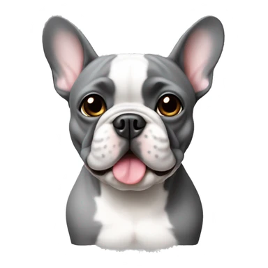 French Bulldog grey sticker