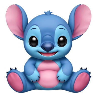 Pink lilo and stitch sticker