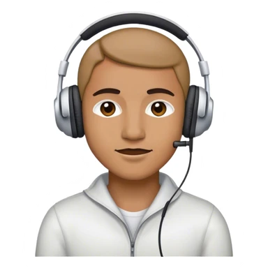 Kulaklık takan kesi calio sticker