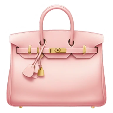 Light pink hermes birkin bag sticker