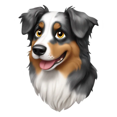Merle Australian Shepard sticker