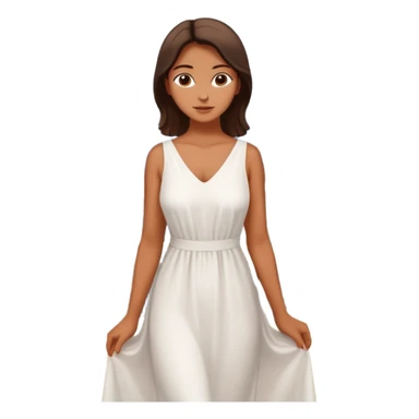 santorini woman sticker