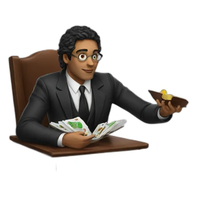 Lawyer playing magic the hathering sticker