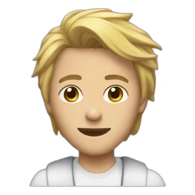 Persona riendose sticker