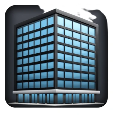 black company hq building sticker