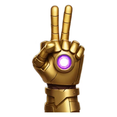 infinity gauntlet thumbs up sticker
