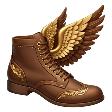 shoes with wings sticker