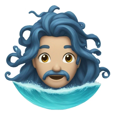 a big ocean parting sticker