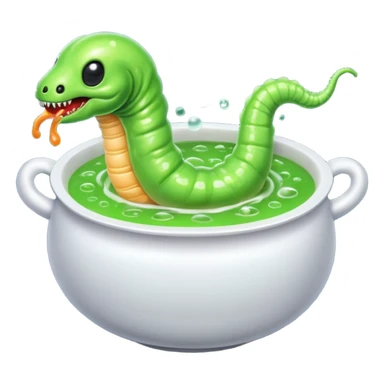 space worm soup sticker
