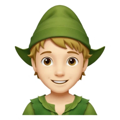 Fairytale character Peter Pan sticker