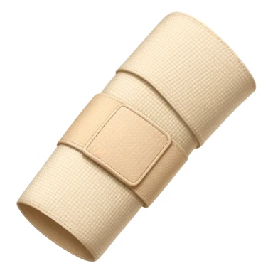 White-beige arm bandage wraps sticker