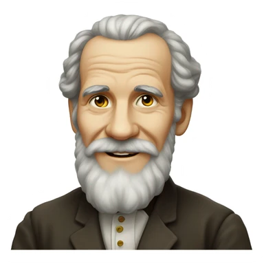 Lev Tolstoy smiling sticker