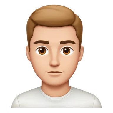 modern man white shirt sticker