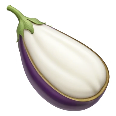 Milk covered eggplant sticker