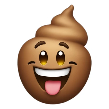 happy poop sticker