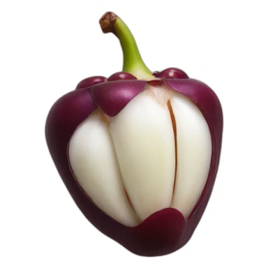 peeled mangosteen sticker