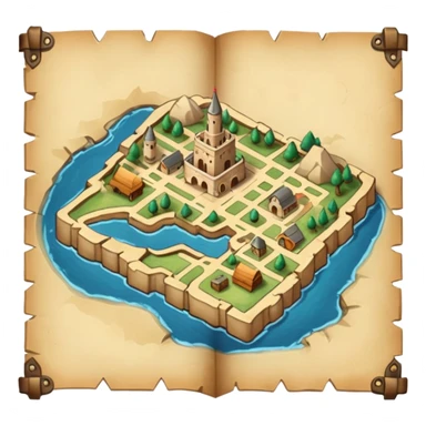 A detailed tactical map sticker