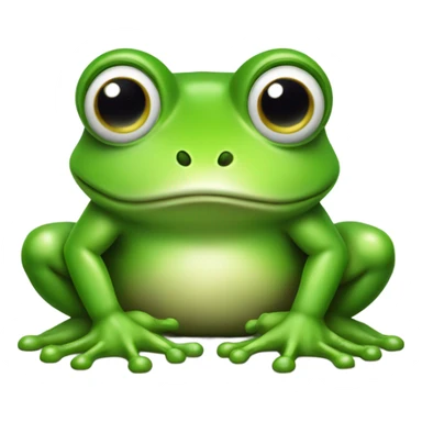 worry frog cat green sticker