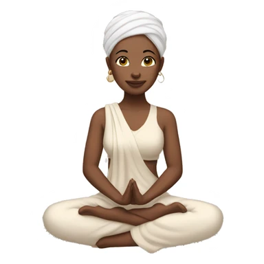Namaste in skin colour by sticker