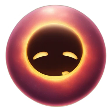 planet Sun with a cartoon feminine face with big kind eyes sticker