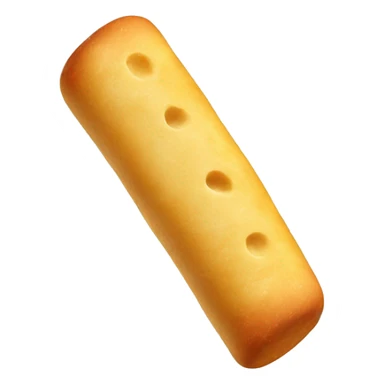 Cheese stick wrapped in Doug sticker