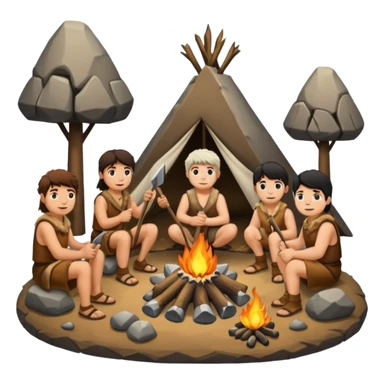 stone age sticker