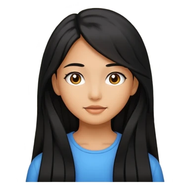 Girl havin a big back  sticker